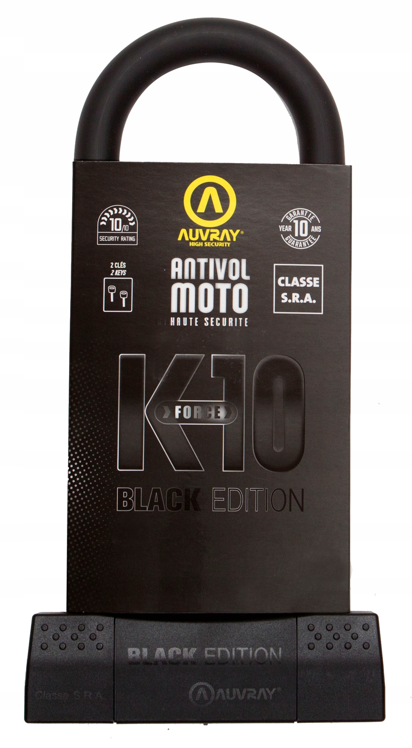 ZAPIĘCIE AUVRAY U-LOCK BLACK 85 X 230 SRA blokada