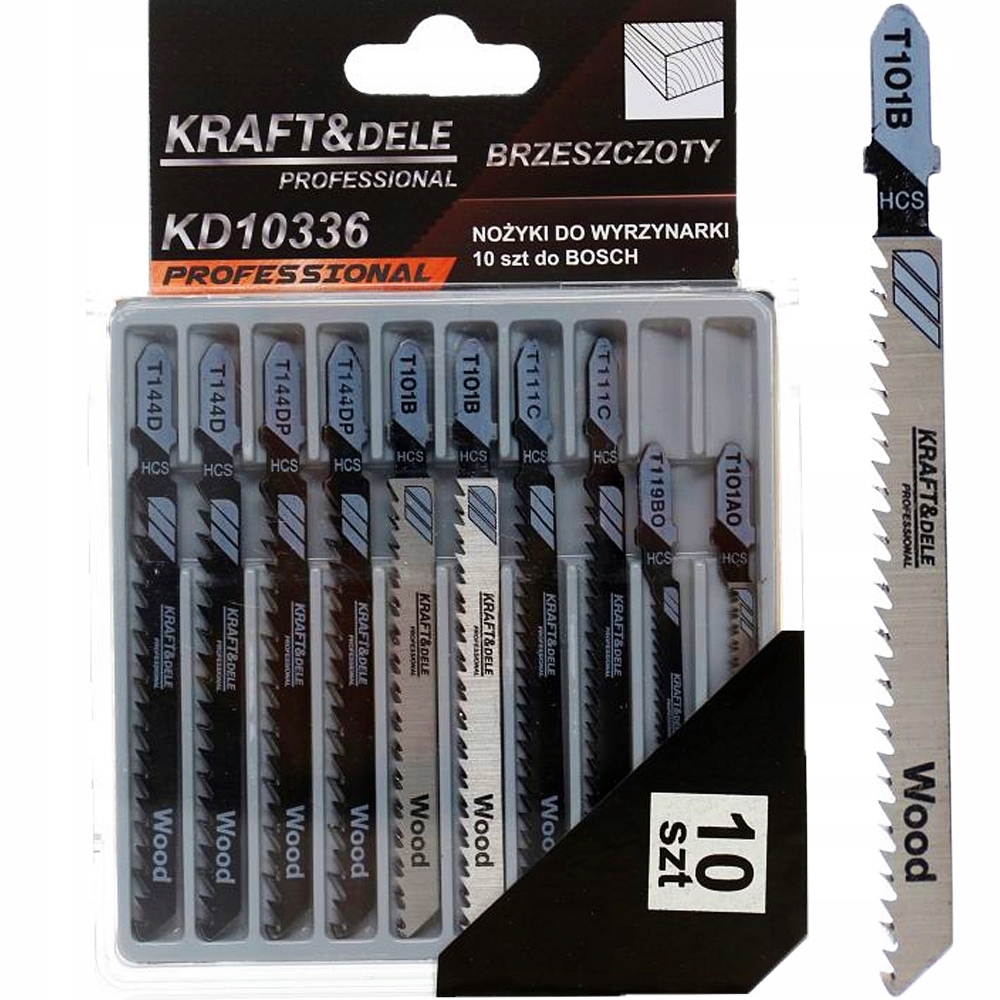 

Zestaw 10 Nożyków Nożyki Do Wyrzynarki Brzeszczoty