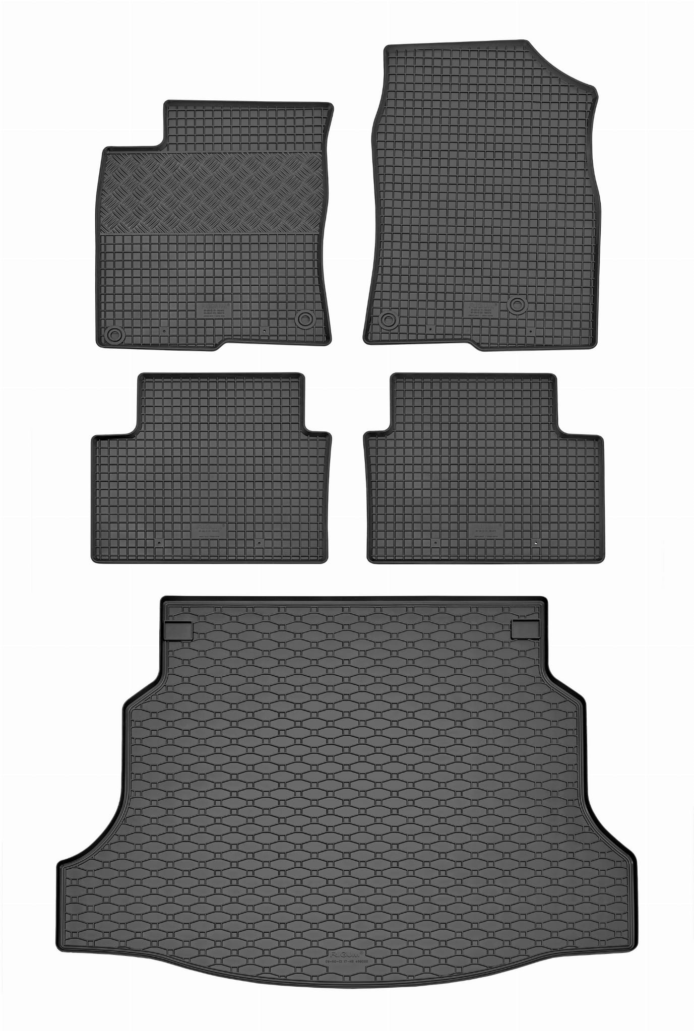 Dywaniki i mata do bagażnika Honda Civic hatchback 2017-2021