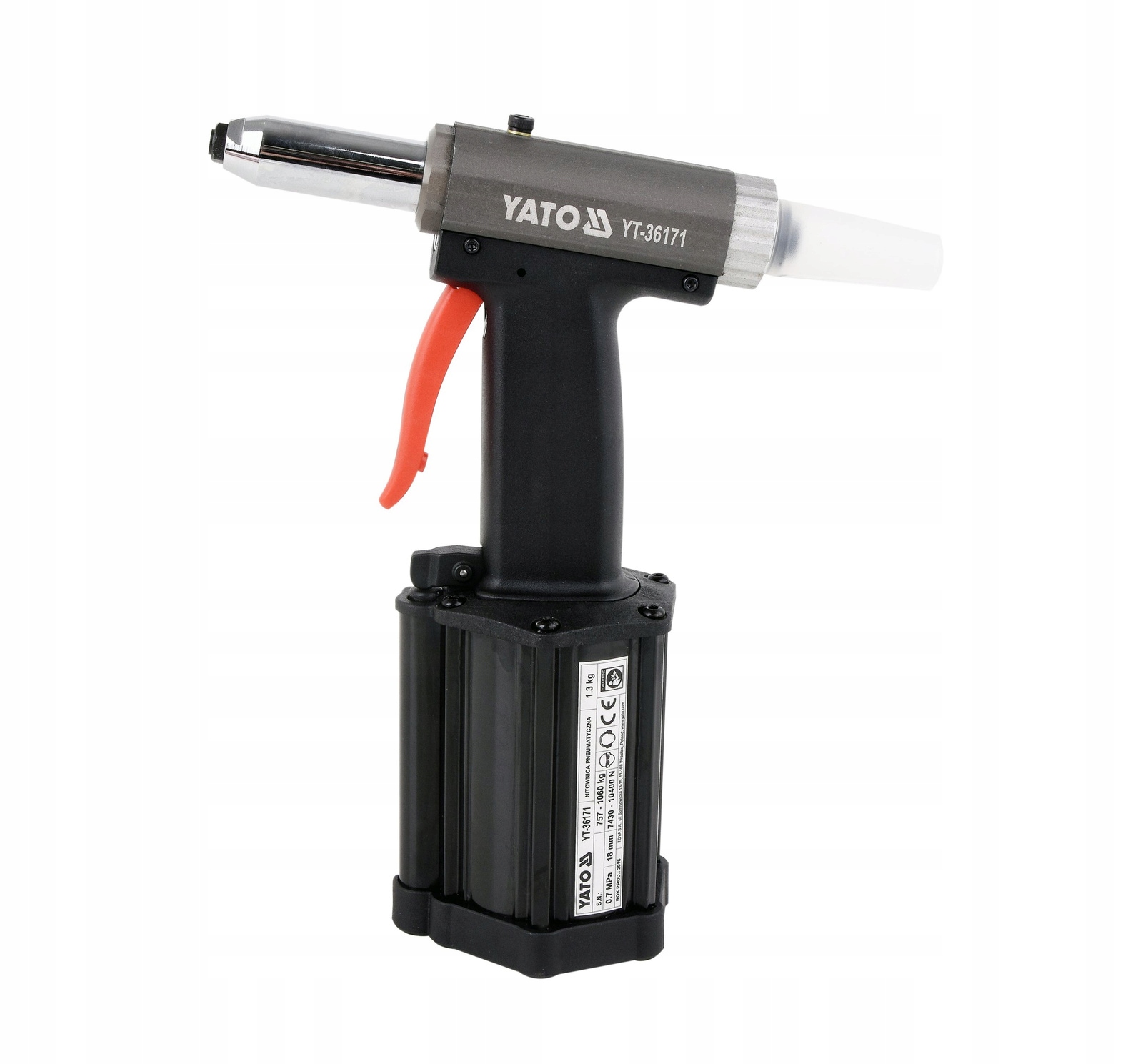 Yato pneumatická nitovačka 2,4-5,0 mm YT-36171