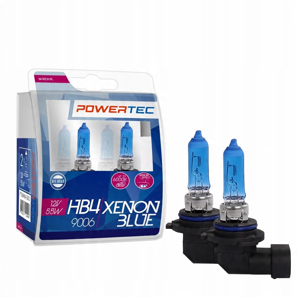 

2x Żarówki Xenon Blue Look HB4 9006 55W 6000K -