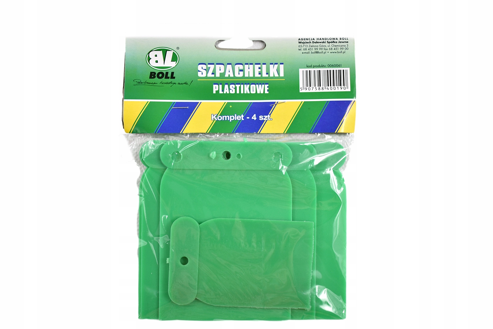 BOLL ZESTAW SZPACHELEK PLASTIKOWYCH – JAPONKI 4SZT Kod producenta 0060061
