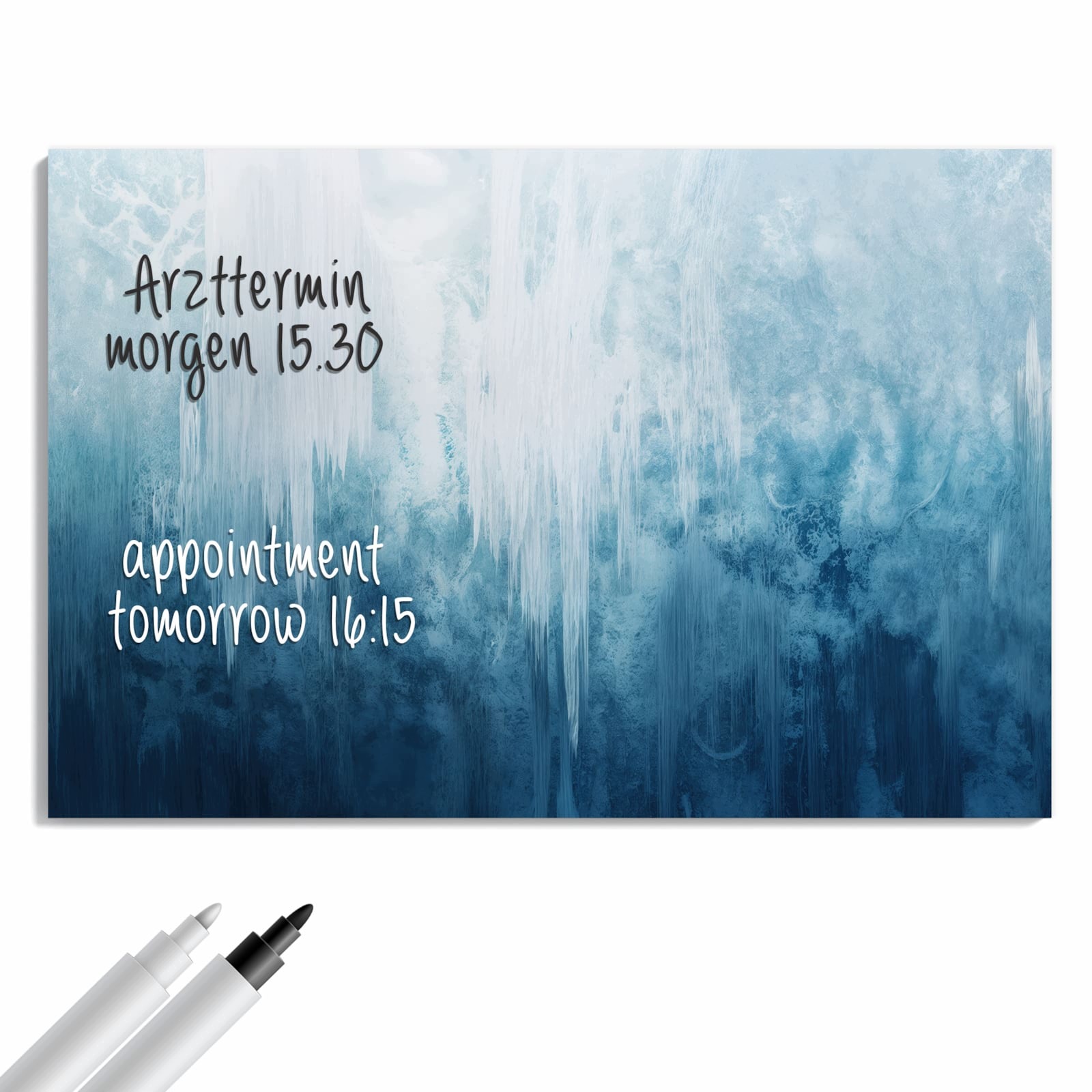 Magnetická tabule Zamrožony Vodopád 90 × 60 cm
