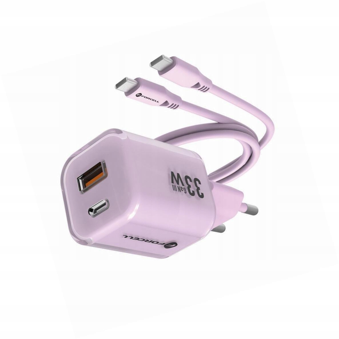 Szybka ładowarka Gan 33W 2 porty z kablem Usb-c do Motorola Moto G35 5G