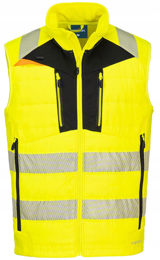 Výstražná softshellová vesta Portwest DX479 Ybr vel. 4XL