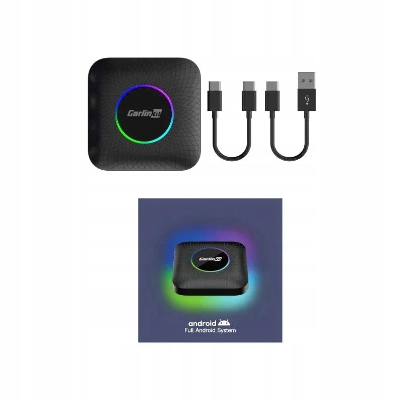 CarlinKit Tbox Ambient 8GB+128GB Android 13- 8G/128G Carplay I Android Auto