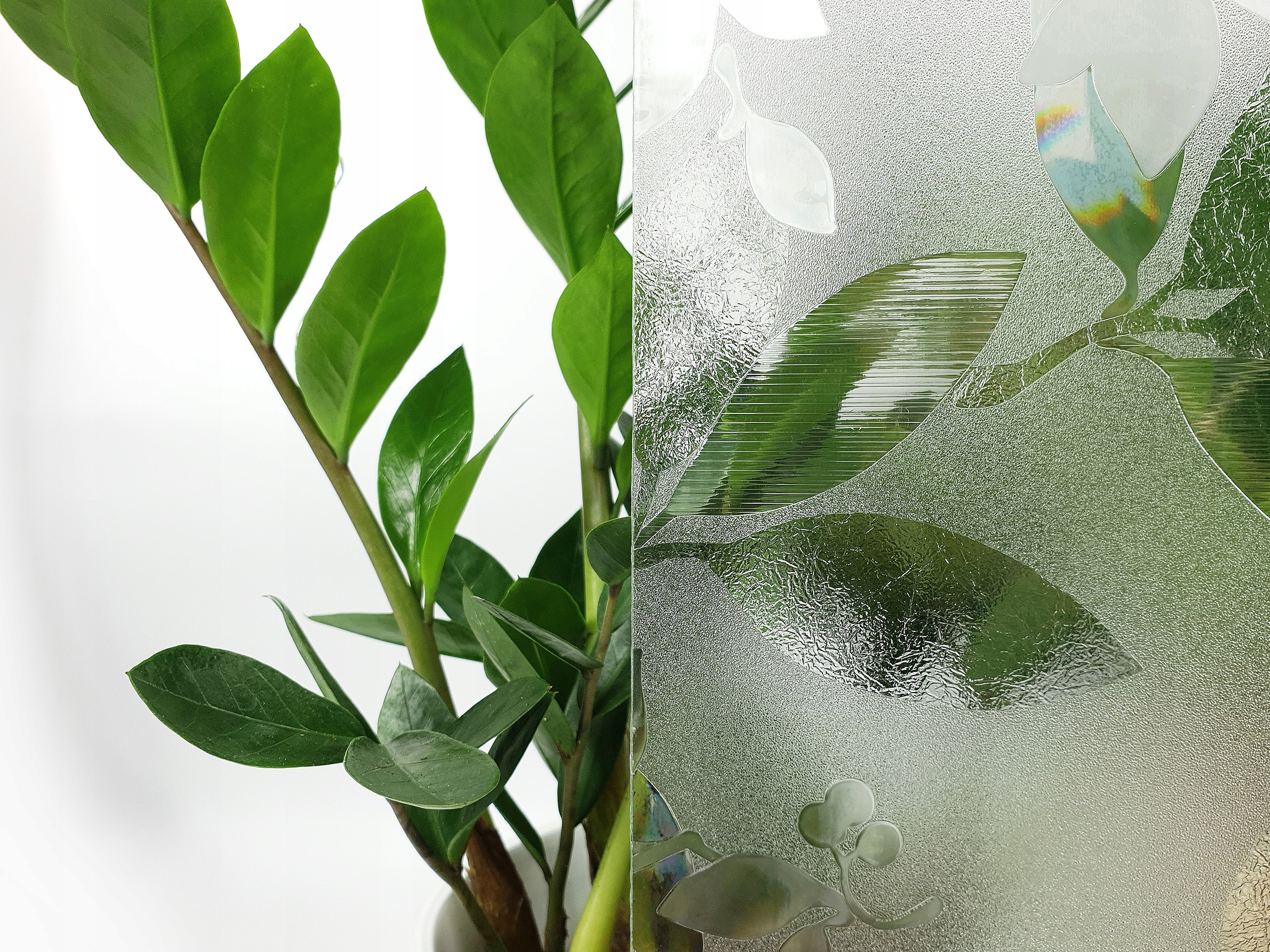 Folia Okleina WZÓR LIŚCIE 3D Szer 45cm Długość 50 cm