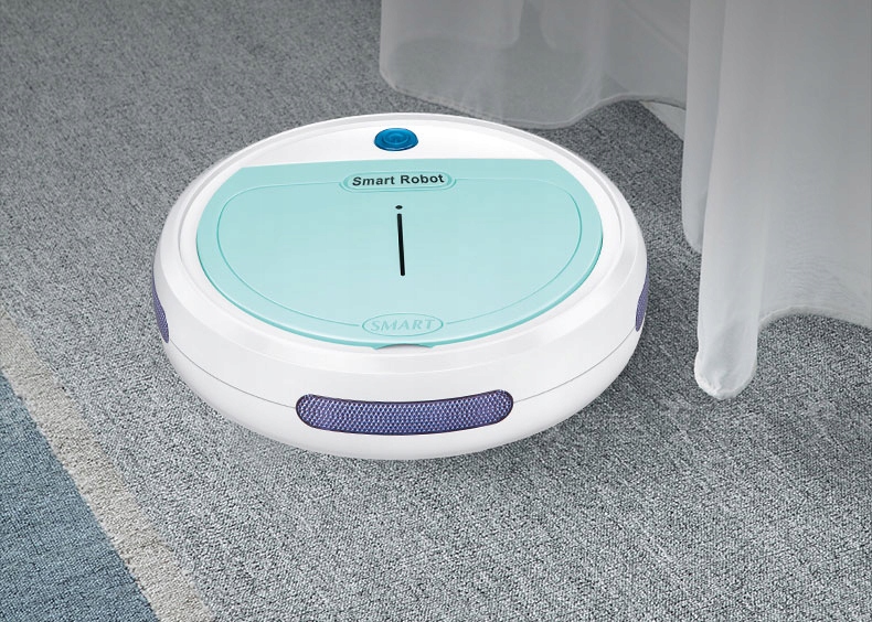 ODKURZACZ ROBOT SPRZĄTAJĄCY AUTOMATYCZNY - ZABAWKA DO SPRZĄTANIA DLA DZIECI Materiał plastik