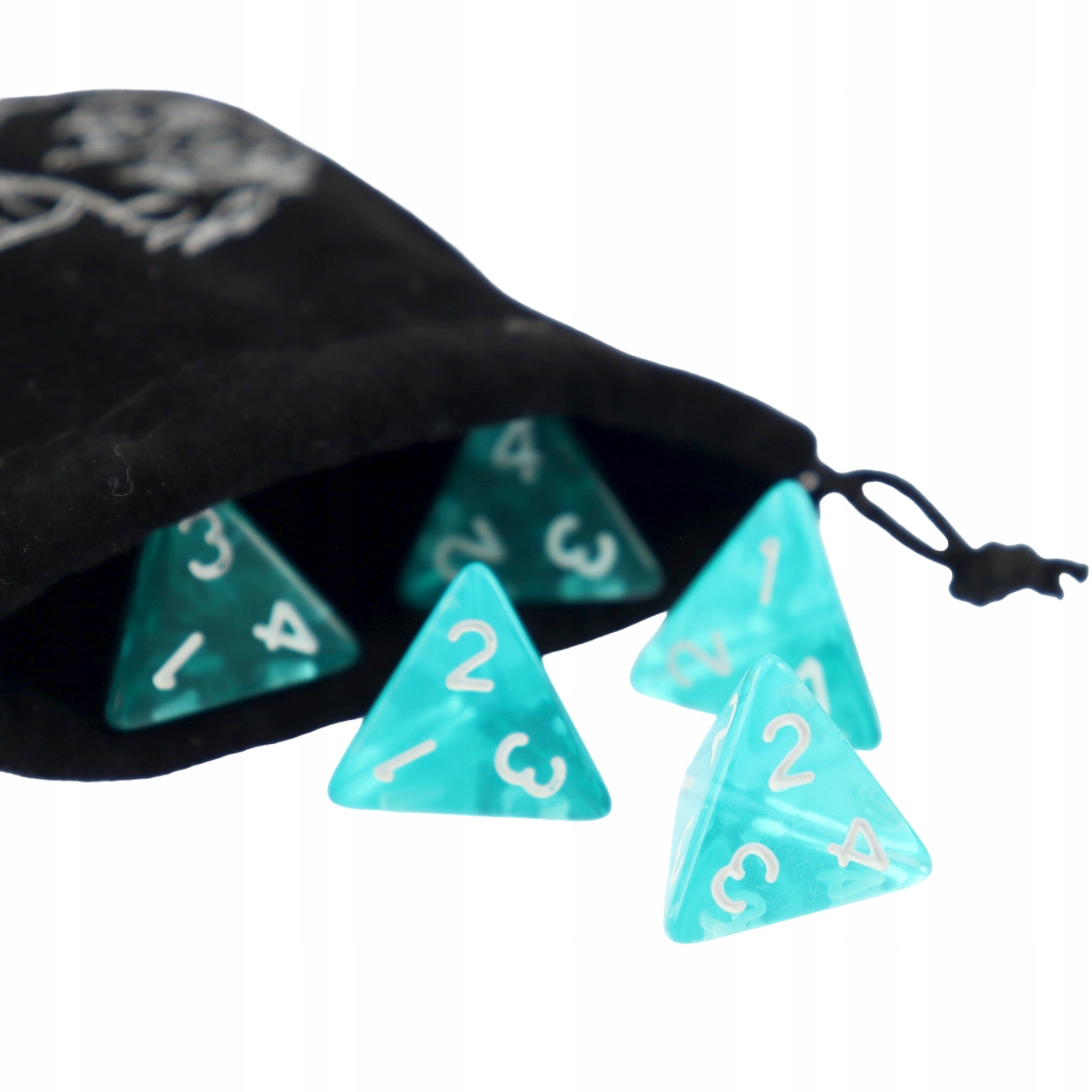 ZESTAW 10 KOSTEK K4 RPG ZIMOWY STRAŻNIK KOŚĆ CZTEROŚCIENNA Producent RGFK