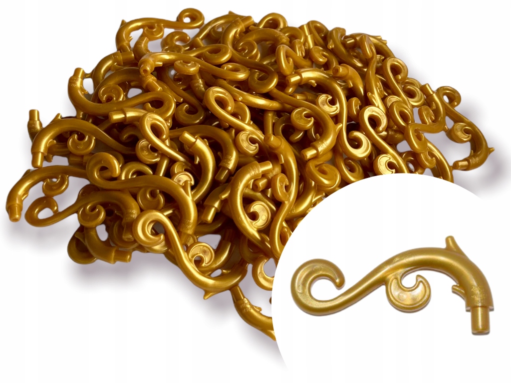 

Lego 28870 Liść Łodyga Roślina Ozdoba Złoty 10szt