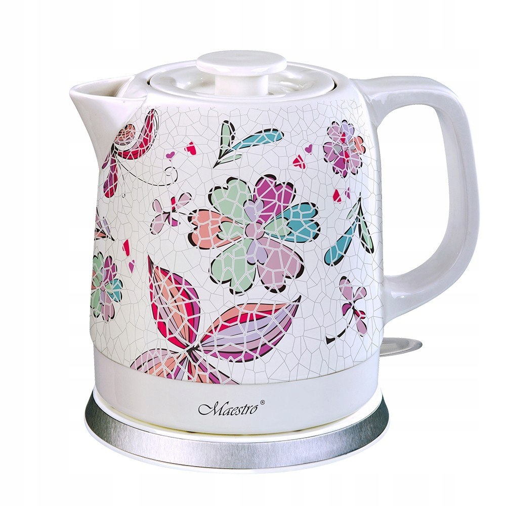 Keramická rychlovarná konvice 1,5 l 1500 W MR-068-FLOWERS
