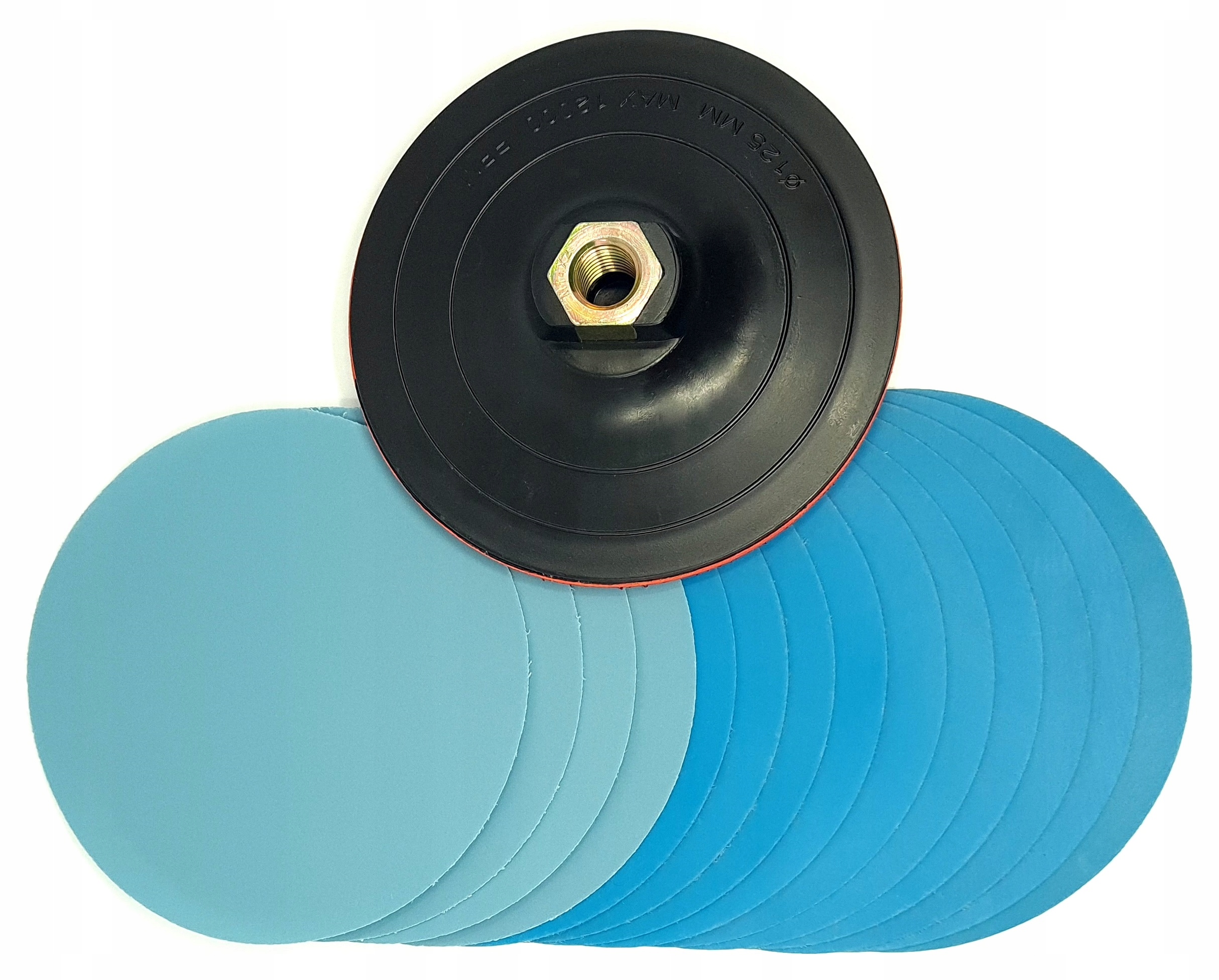 

Zestaw Krążki Rzep Papier Wodny 125 600-2000 +dysk