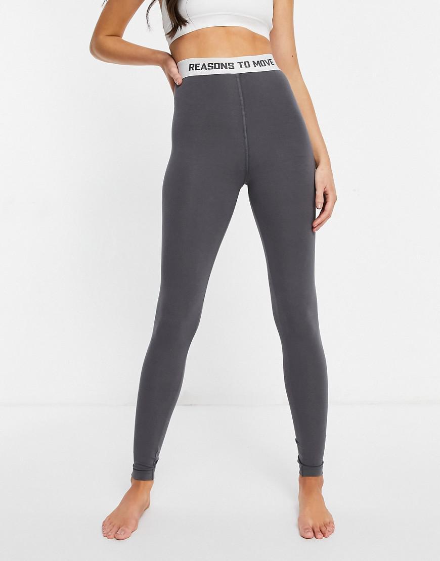 D1T001 SZARE LEGGINSY SPORTOWE Y06__L Materiał dominujący elastan