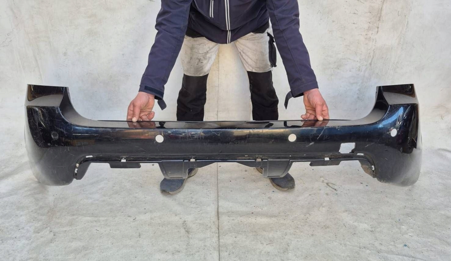 BMW 5 E61 KOMBI m-packet 03-10 bumper rear part rear PDC 7897193