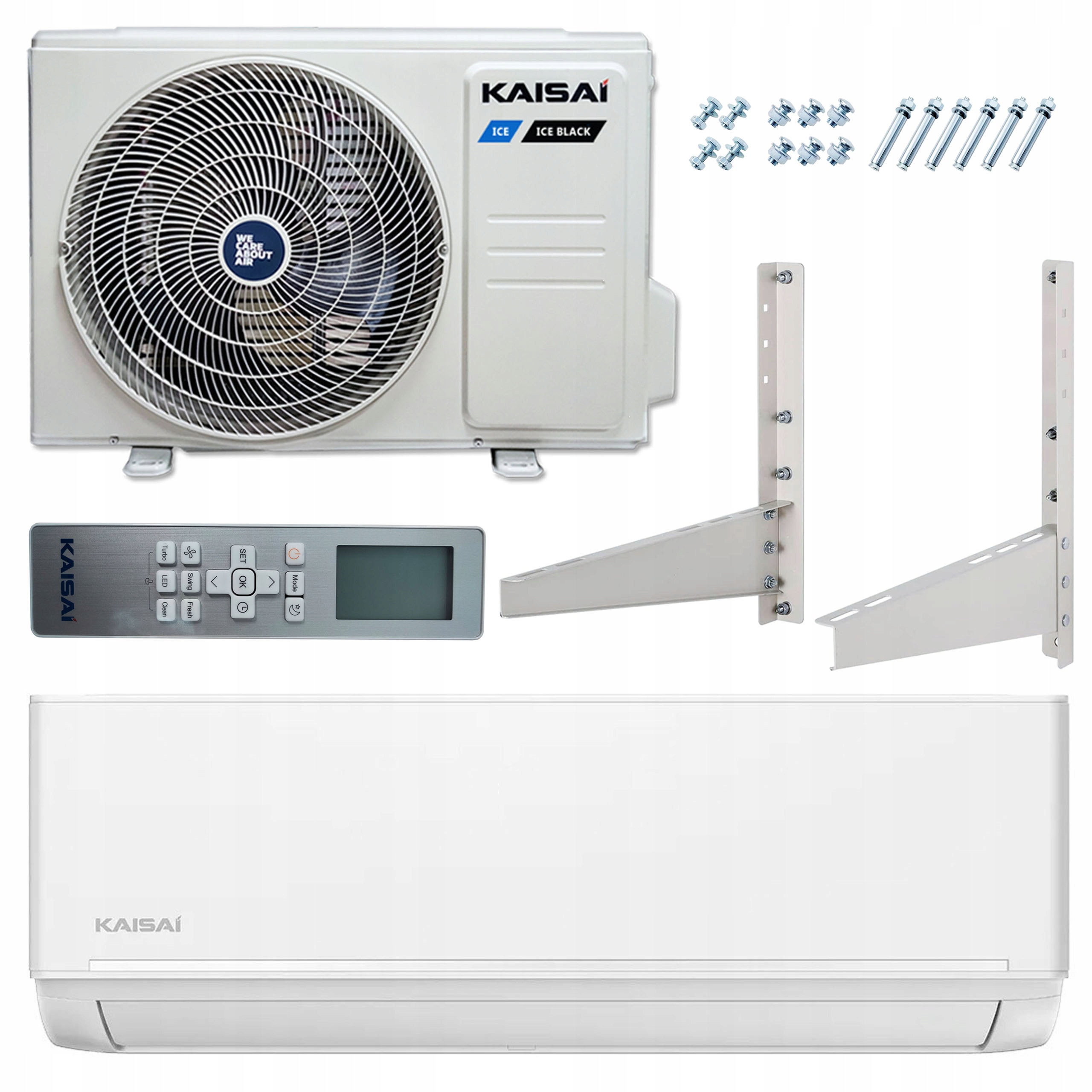 Klimatyzator Kaisai Ice biały 3,5kW wifi pilot chłodzenie grzanie |gratis!|