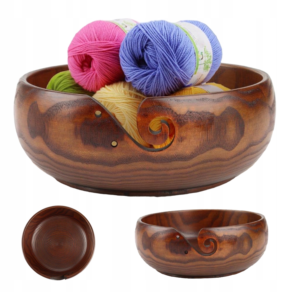 Sada 12 Dřevěných Misek Na Přízi Vynikající Pro Vyšívání