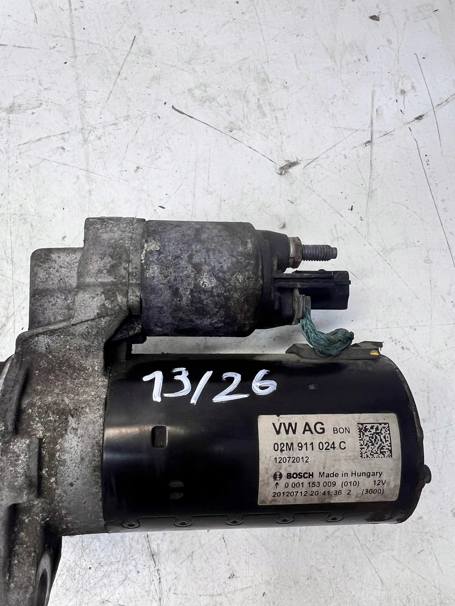 starter AUDI A1 8X SEAT SKODA 02M911024C 13/26