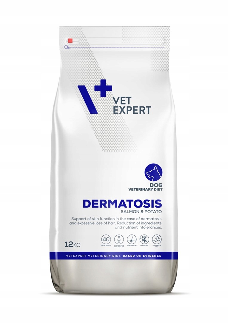 Levně VetExpert Veterinary Diet Dermatosis pes Losos & Brambory 12kg
