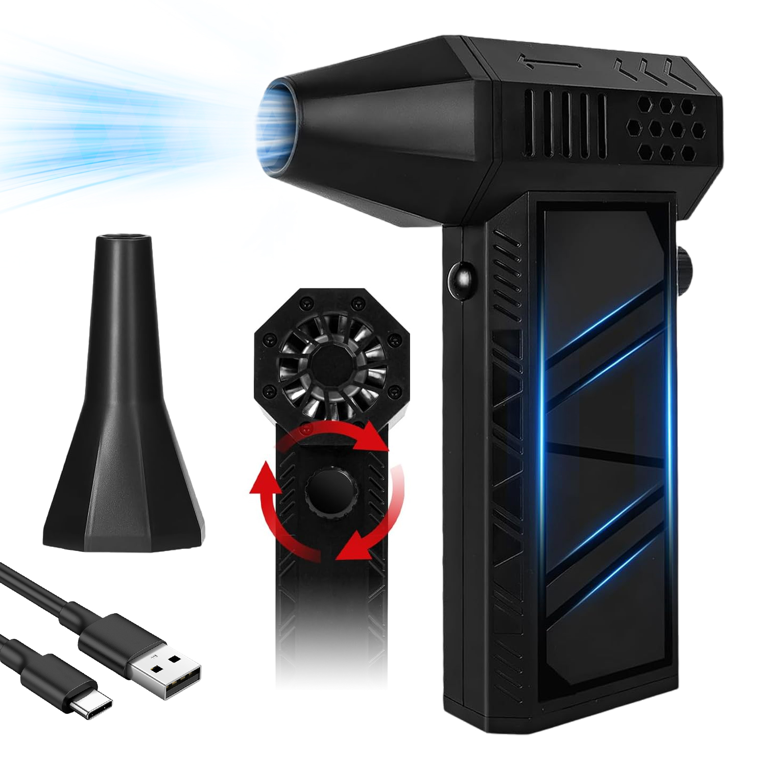 Mini Dmuchawa Wielofunkcyjna Turbo Violent Blower 200W 130000 Obr./min.