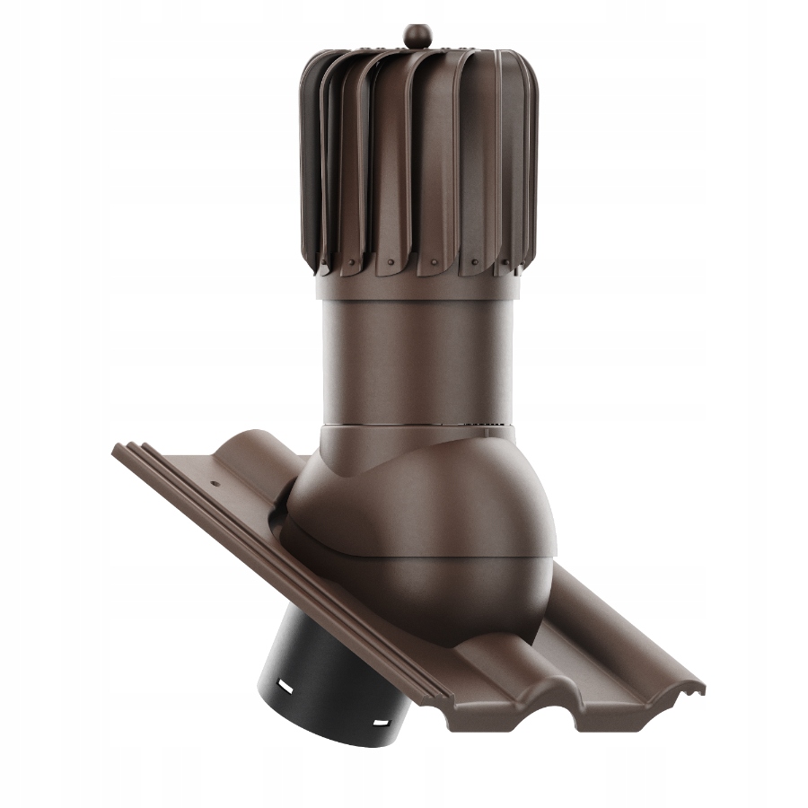 Větrací komín Otočný podlouhlý fi150 Ibf Vojens Bronzový