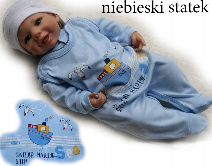 Śpioszki śpiochy bawełniane pajacyk 74 rozpinane