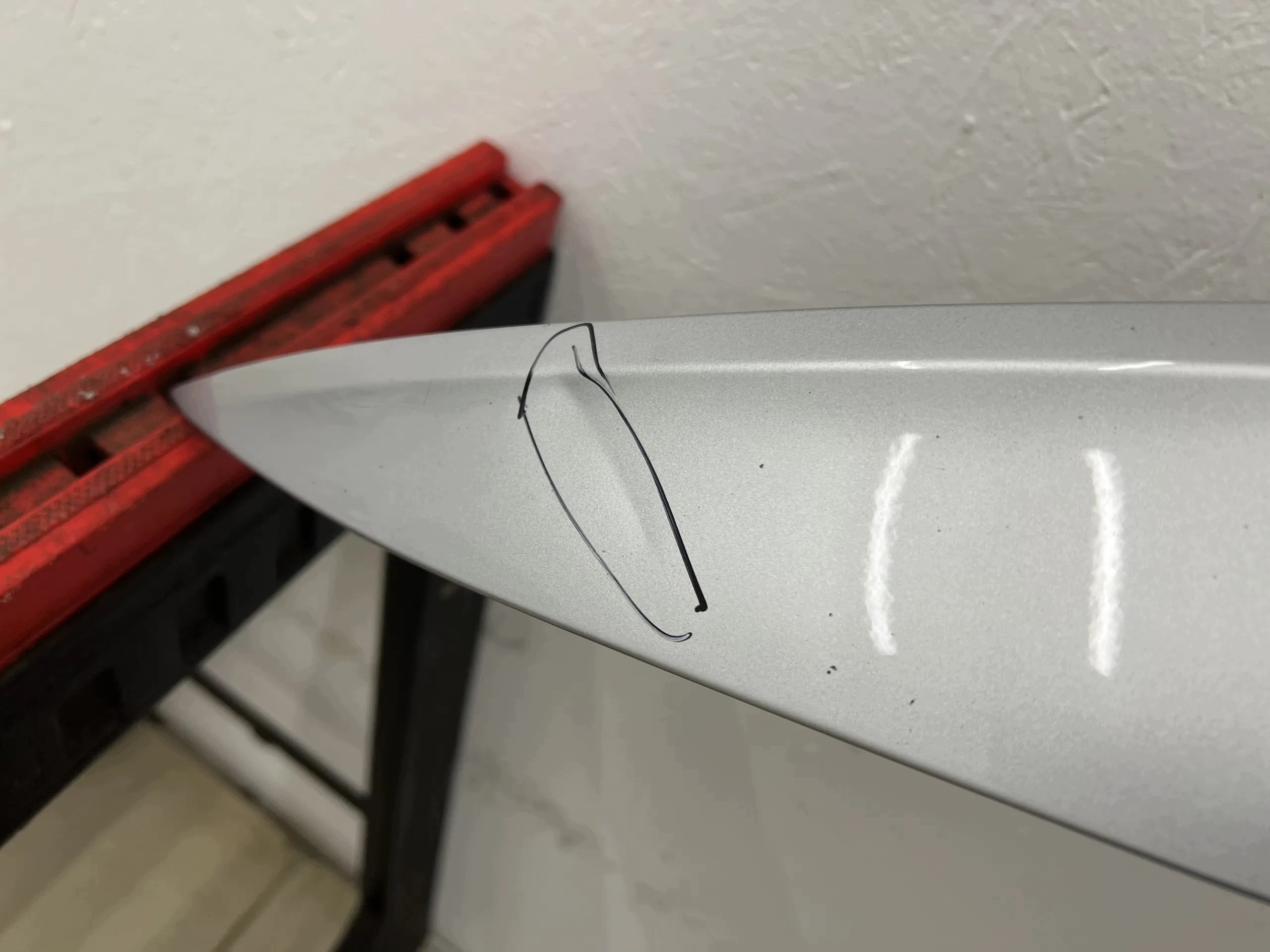 VOLKSWAGEN VW GOLF VIII 8 5H fender left front front LA7W ORY paint