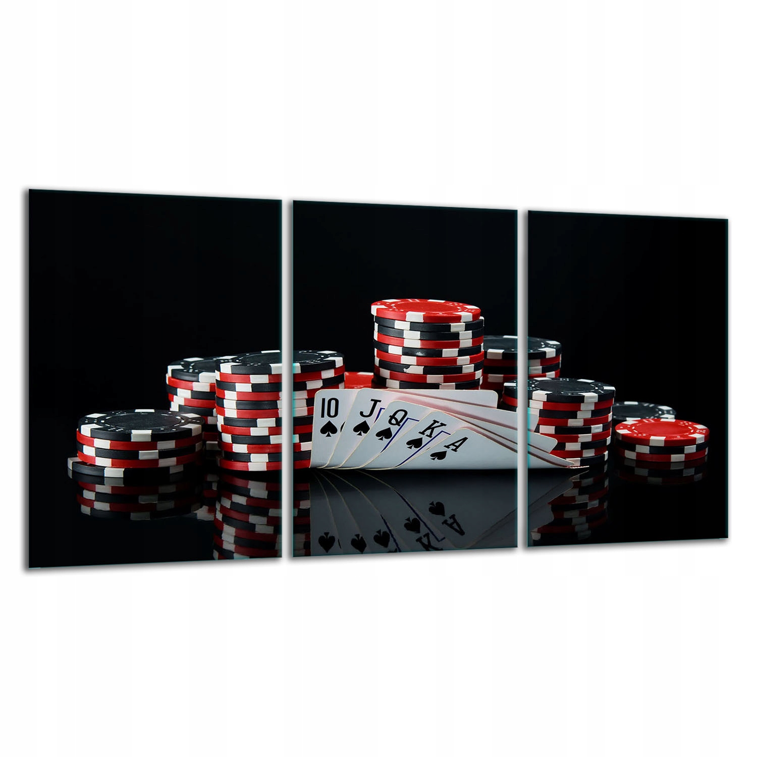 7v1 Skleněná Deska Na Krájení Deska 3x30x52 Poker