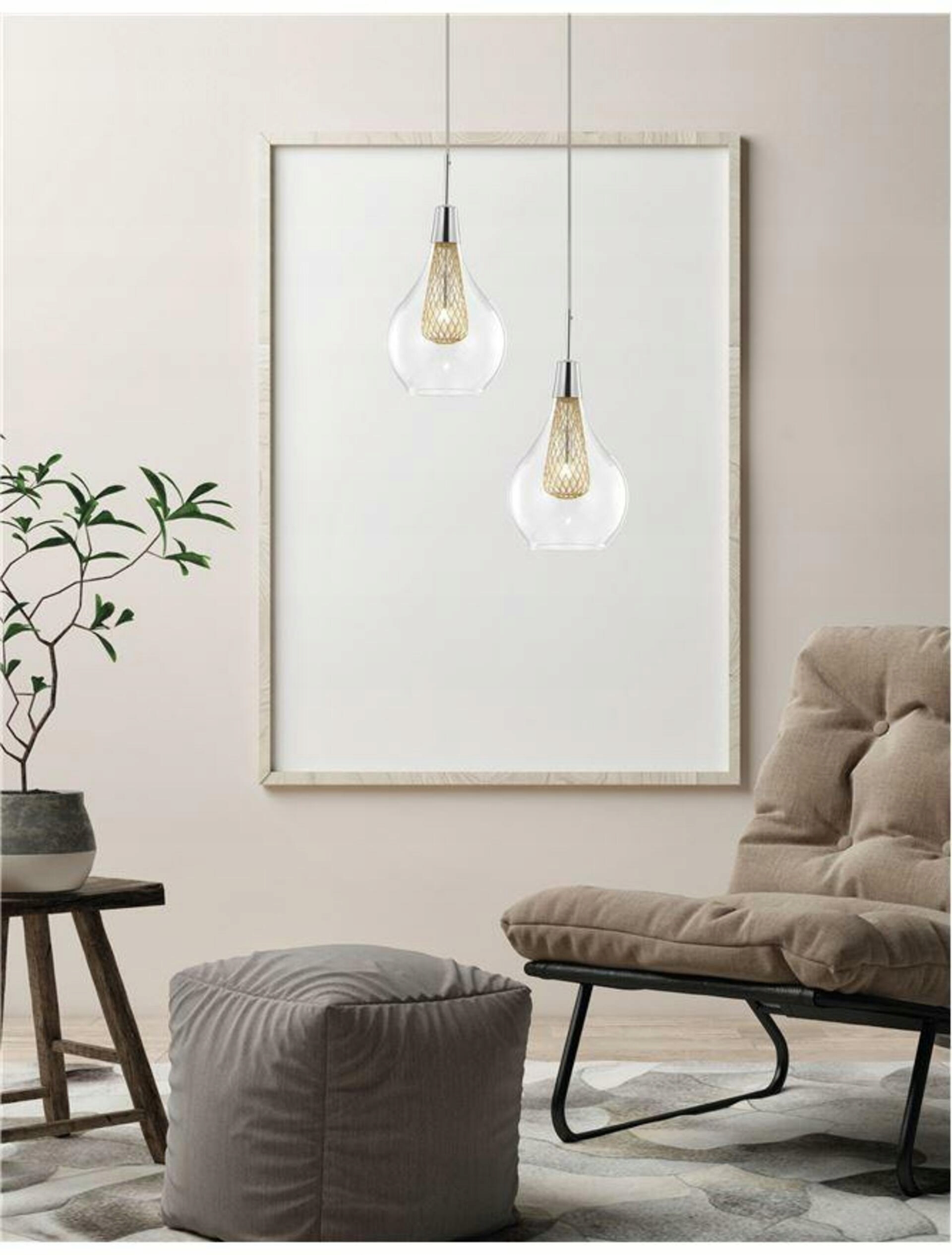 Nova Luce Nápadité závěsné svítidlo Filo ve vintage stylu pr. 160 x 200 x