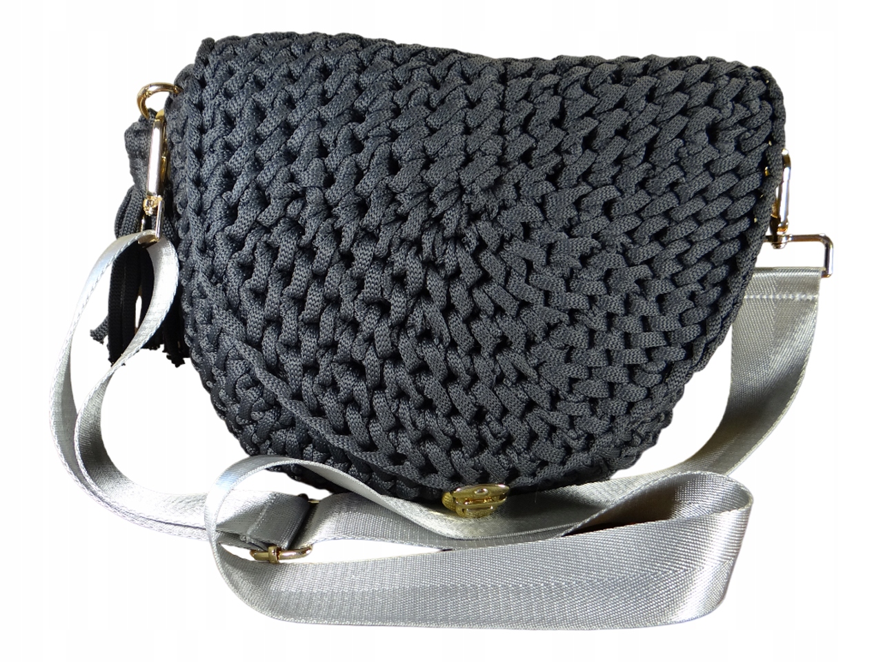 Kabelka ze šňůry ručně vyrobená na háčkování TS022 handmade