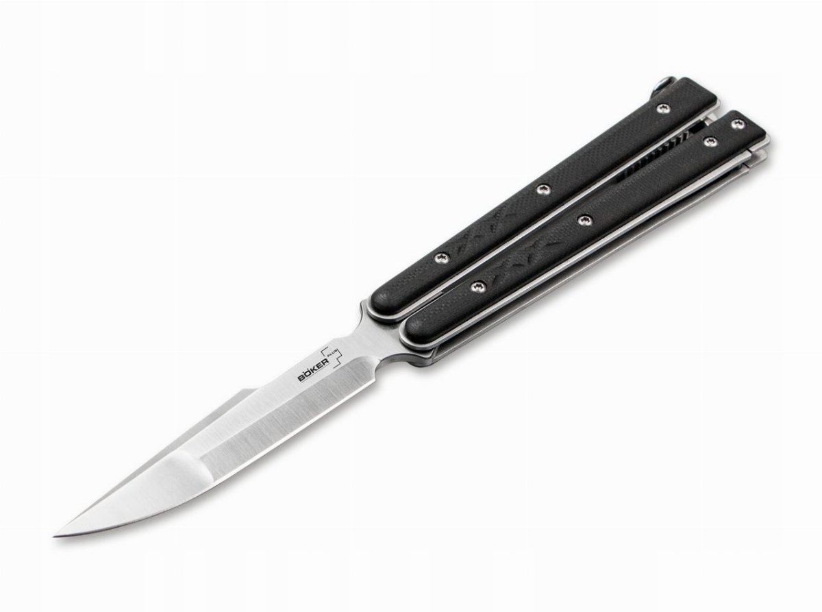 Boker Plus Balisong Tactical 06EX004 nůž motýlek 440C 88mm malý