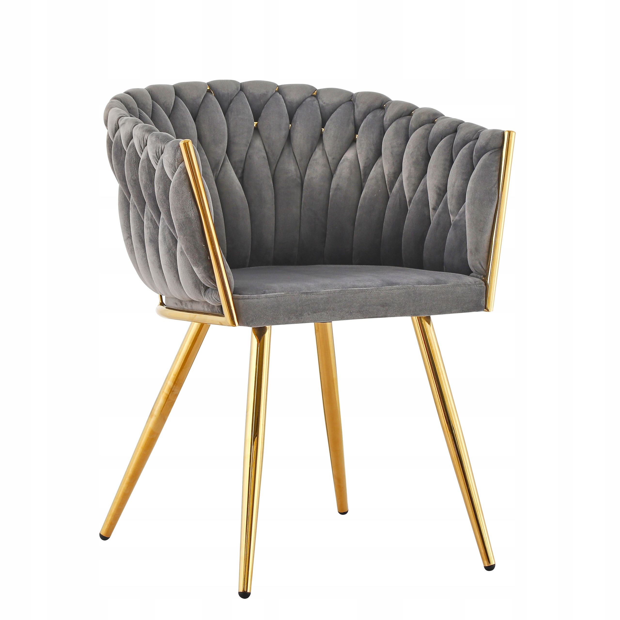 

Designerskie Krzesło Fotel Rosa Do Jadalni Szary
