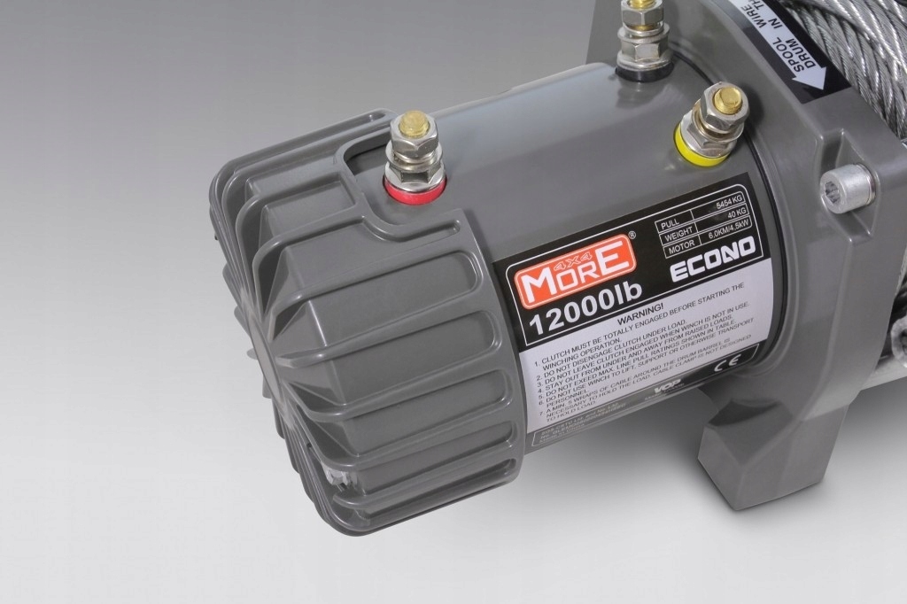 Wyciągarka MorE 4x4 ECONO 12000lbs 12V, syntetyk Producent More 4x4