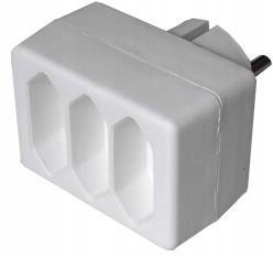 whitenergy rozdzielacz gniazda zasilania 3-gniazda 220v Pn 04381 7,5A-250V