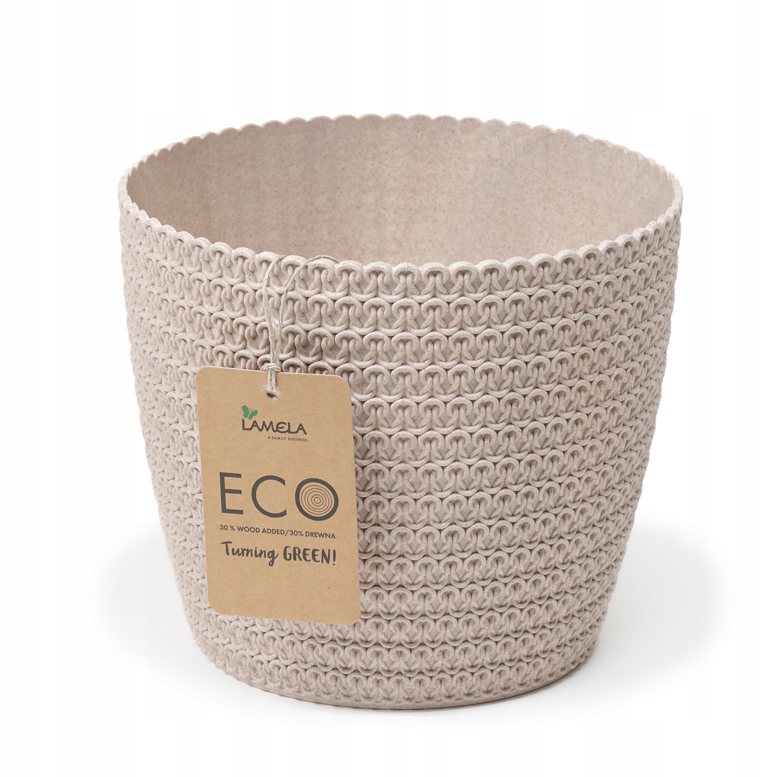

Donica Magnolia Eco Jersey śr. 26cm kol. Beżowy