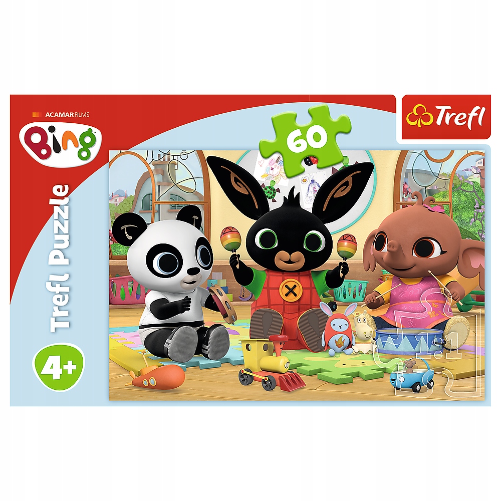 

Trefl Puzzle 60 El. W Rytmie Binga 17342