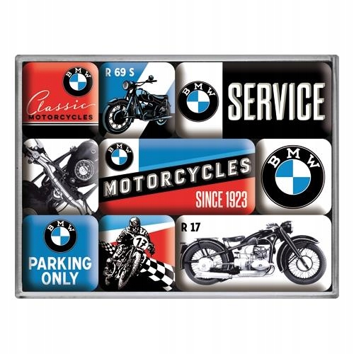

Magnes Magnesy Na Lodówkę 9szt Bmw Motocykl