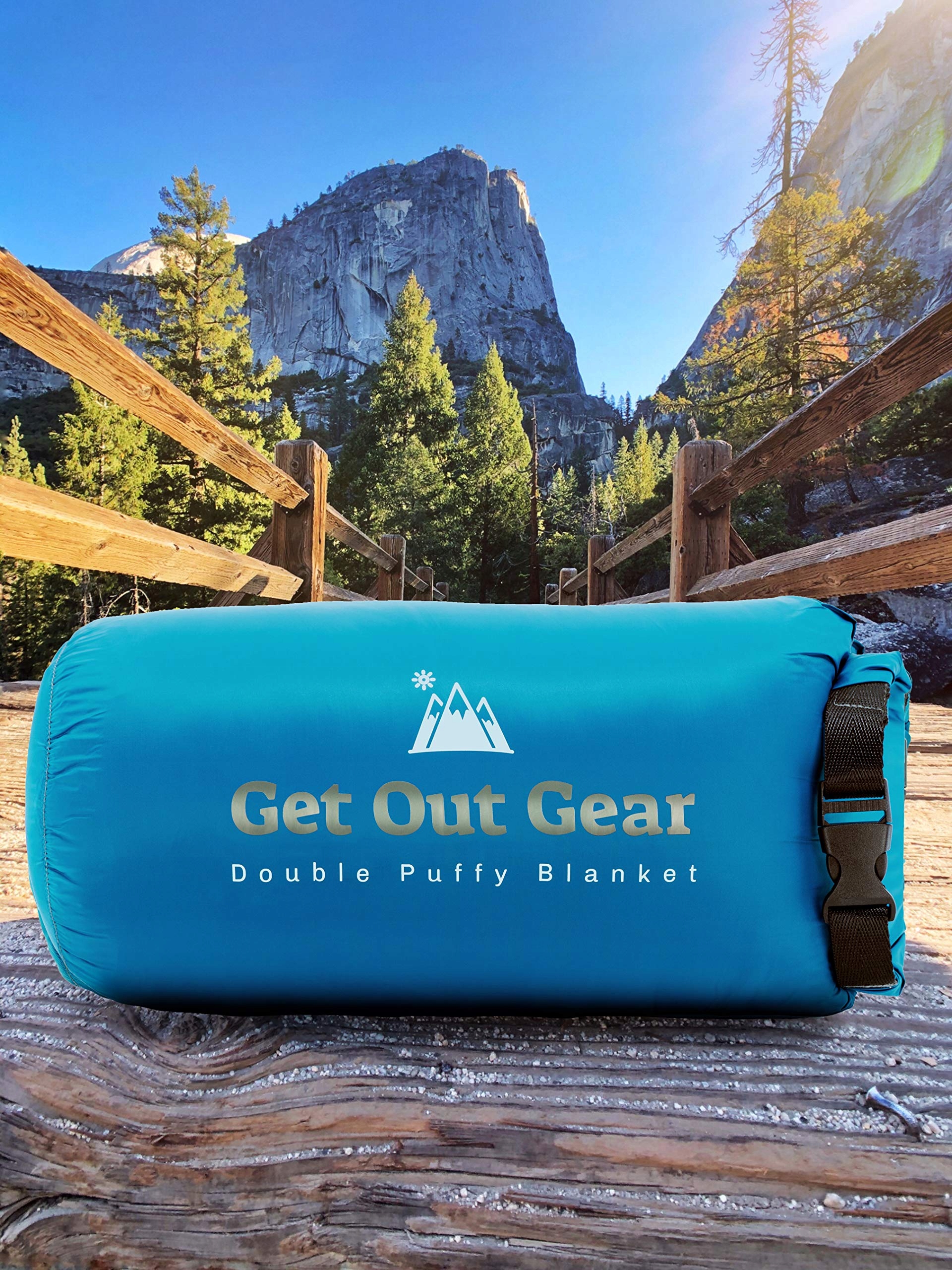 GET OUT GEAR Lekka Ciepła Campingowa Kołdra Wodoodporna — miniatura 2