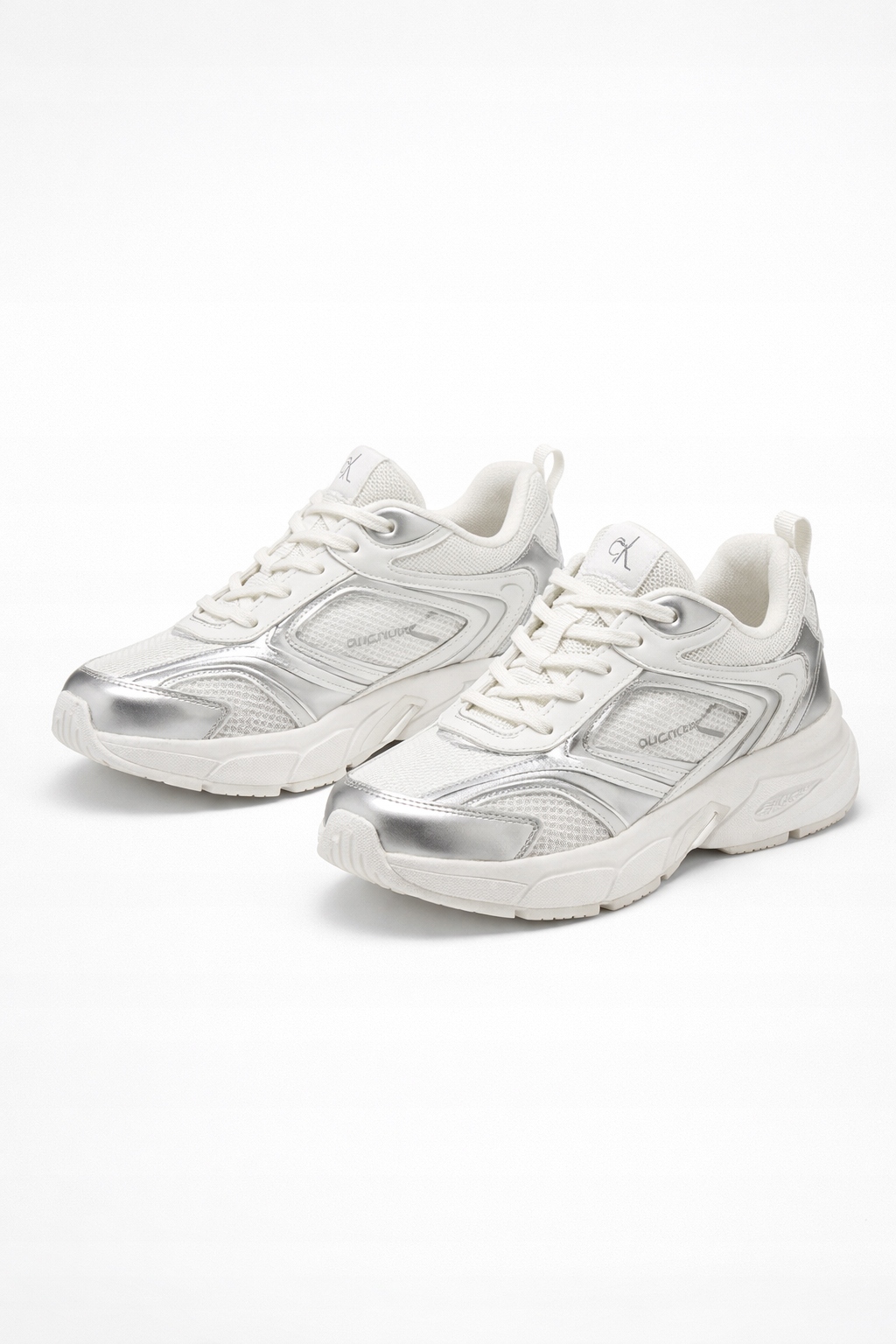 Calvin Klein Jeans Béžové Sportovní Boty S Metalickým Efektem 42 I3C