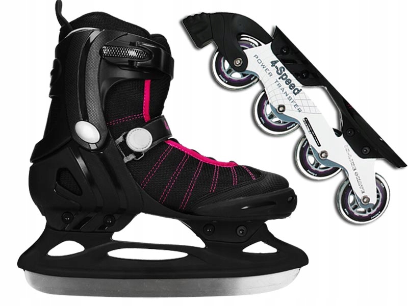 Damskie ŁYŻWOROLKI abec7 2w1 ROLKI + ŁYŻWY - 39 - PRZECENA !!! Kod producenta 2380