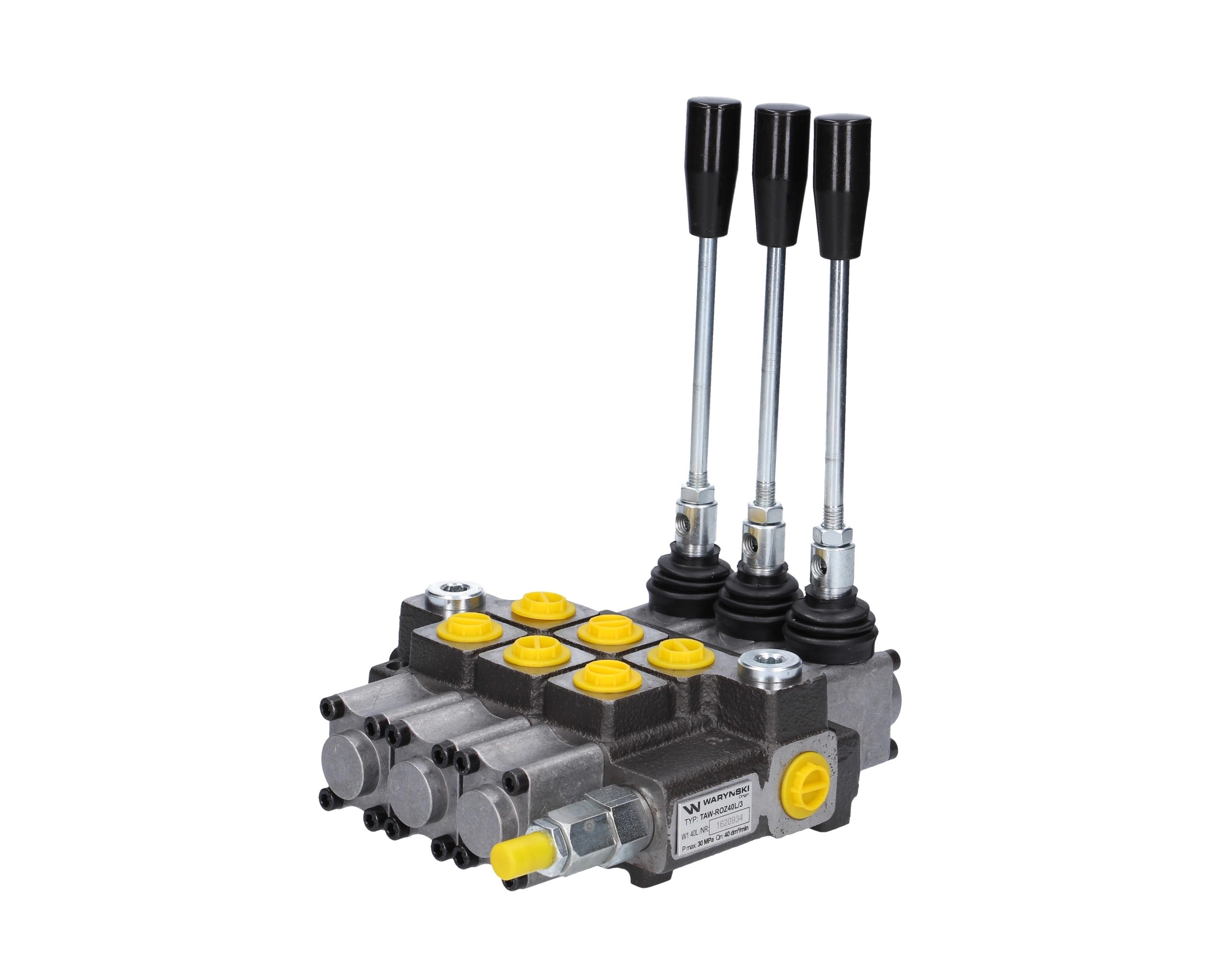 Hydraulický rozdělovač 3-sekční 40l Waryński