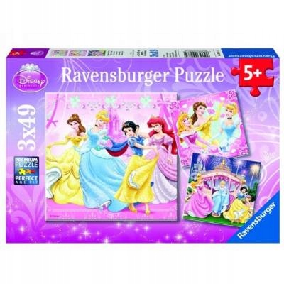 

Ravensburger puzzle 3x49 el Królewna śnieżka