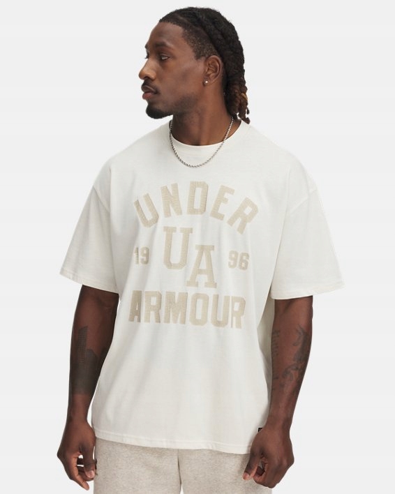 T-shirt Męski Oversize Under Armour M Hw Varsity Os Ss XXL
