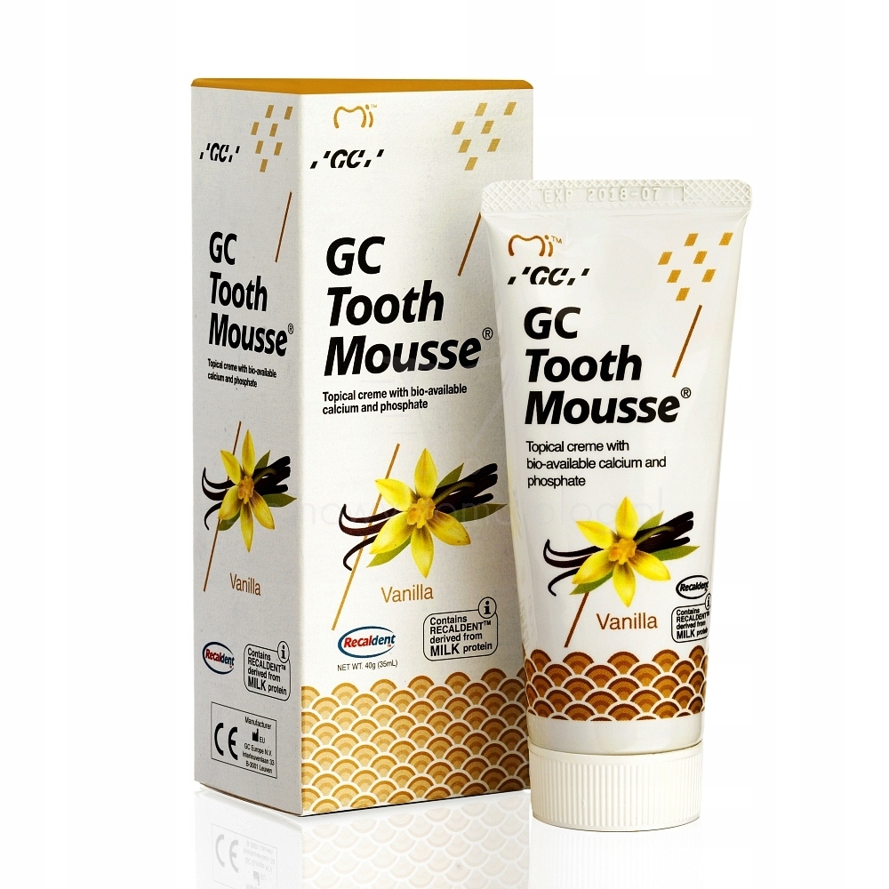 

Gc Tooth Mousse Płynne Szkliwo Smak Waniliowy
