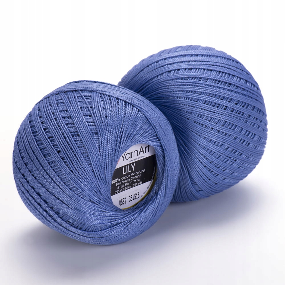 Kordonek Lily YarnArt 582 ciemny niebieski 50 gr