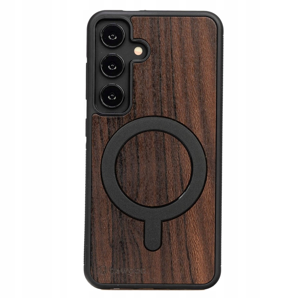 Drewniane Etui Bewood do Samsung Galaxy S25 Ziricote z MagSafe