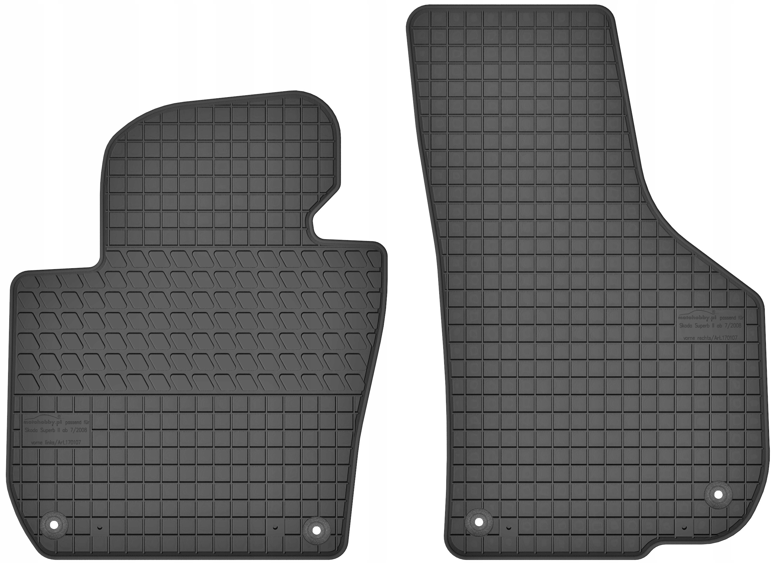 

Skoda SuperB II 2008-2015 Dywaniki na przód