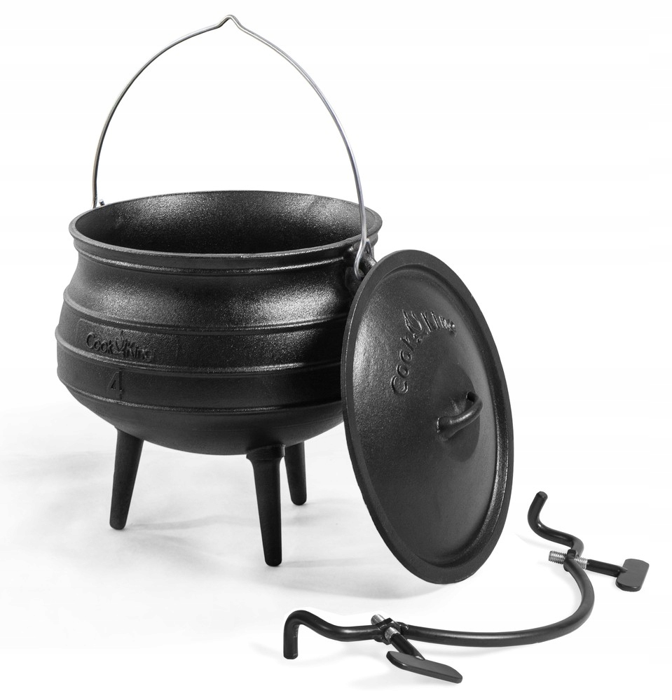 ŻELIWNY KOCIOŁEK AFRYKAŃSKI 13L GARNEK +ZAMKNIĘCIE Kod producenta 12140430