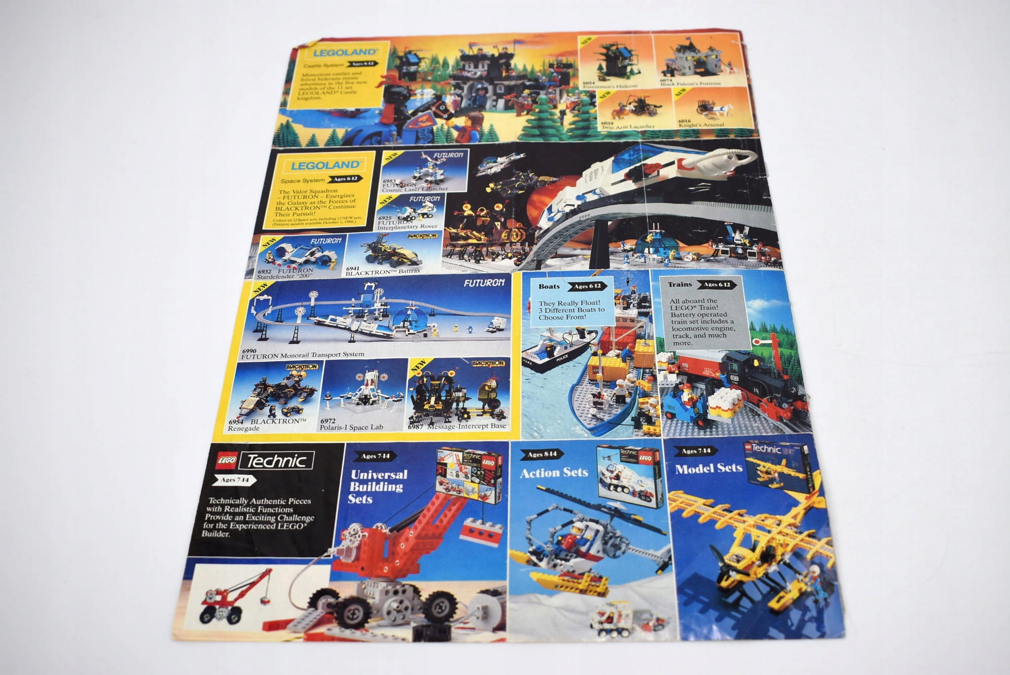 LEGO plakat ulotka Town [1988] A4 USA UNIKAT Marka LEGO