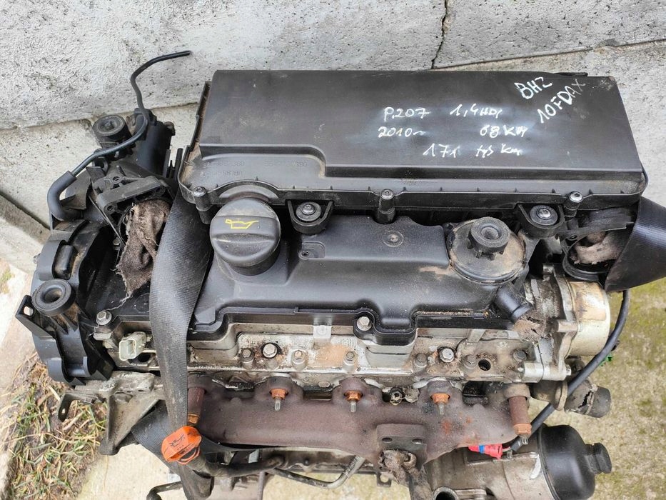 engine Peugeot 207 1.4HDI BHZ 2010r. 68KM 171tys.! ! !