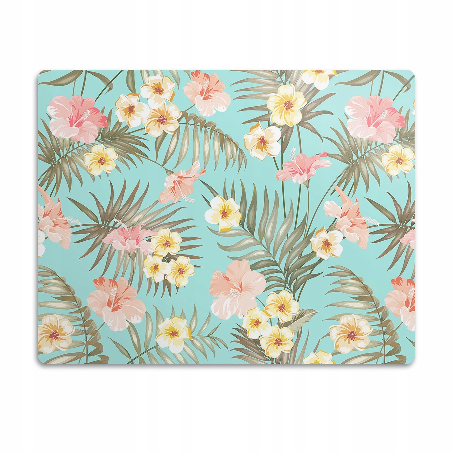 Levně Podložka pod záchod pro kočky Pastelové květy 60x40 cm